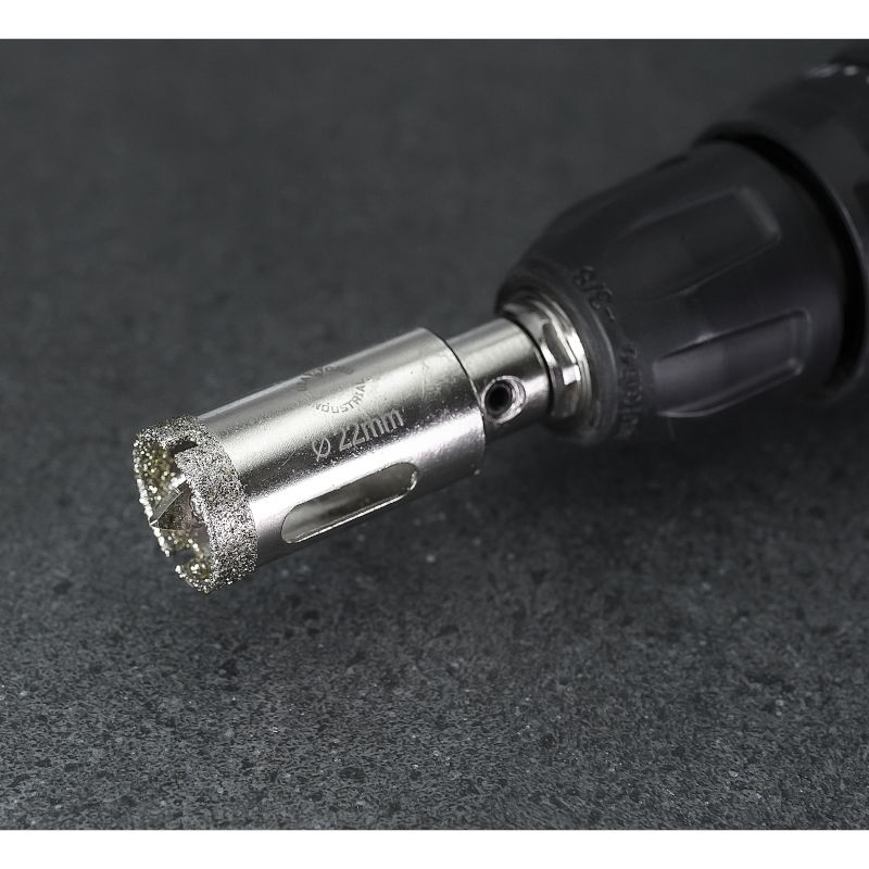 Алмазная коронка Diamond Industrial 22 мм (Керамогранит, плитка, кафель) - изображение 3