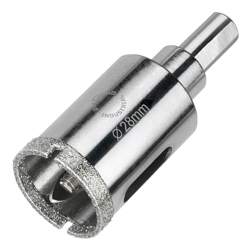 Алмазная коронка Diamond Industrial 28 мм (Керамогранит, плитка, кафель)