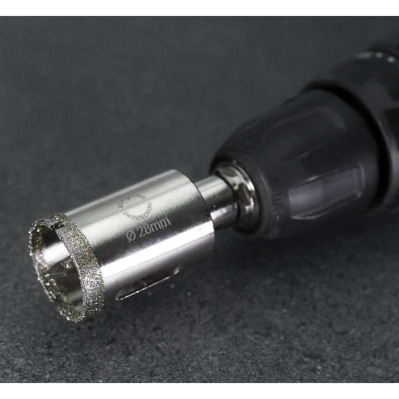 Алмазная коронка Diamond Industrial 28 мм (Керамогранит, плитка, кафель) - изображение 3