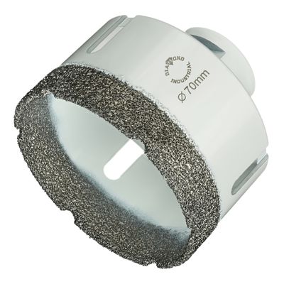 Алмазная коронка Diamond Industrial 30 мм Universal по керамограниту, керамике и камню, вакуумная пайка, M14 - изображение 10