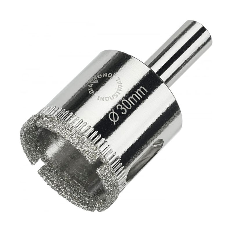 Алмазная коронка Diamond Industrial 30 мм по керамике, плитке и стеклу