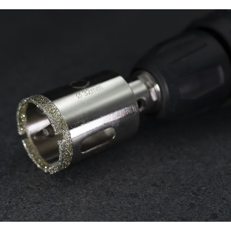 Алмазная коронка Diamond Industrial 32 мм (Керамогранит, плитка, кафель) - изображение 3