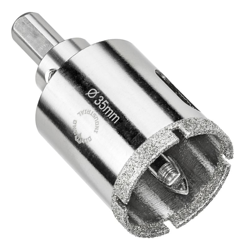 Алмазная коронка Diamond Industrial 35 мм (Керамогранит, плитка, кафель) - изображение 2