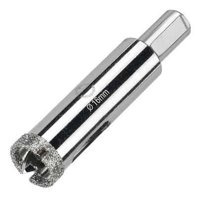 Алмазная коронка Diamond Industrial 35 мм Universal по керамограниту, керамике и камню, вакуумная пайка, M14 - изображение 12