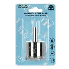 Алмазная коронка Diamond Industrial 35 мм по керамике, плитке и стеклу - изображение 7
