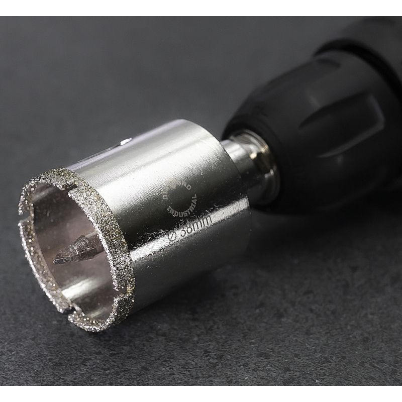 Алмазная коронка Diamond Industrial 38 мм (Керамогранит, плитка, кафель) - изображение 3