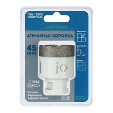 Алмазная коронка Diamond Industrial 45 мм Universal по керамограниту, керамике и камню, вакуумная пайка, M14 - изображение 7