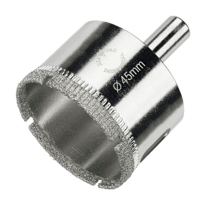 Алмазная коронка Diamond Industrial 45 мм по керамике, плитке и стеклу