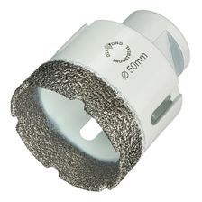 Алмазная коронка Diamond Industrial 50 мм Universal по керамограниту, керамике и камню, вакуумная пайка, M14 - изображение 5