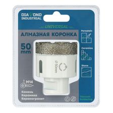 Алмазная коронка Diamond Industrial 50 мм Universal по керамограниту, керамике и камню, вакуумная пайка, M14 - изображение 7