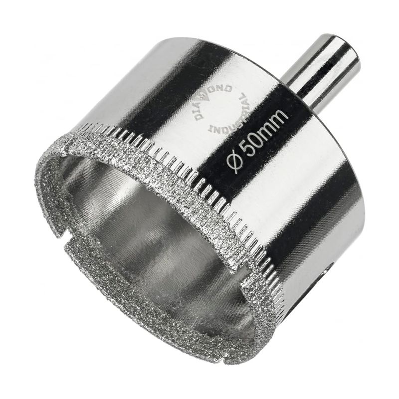 Алмазная коронка Diamond Industrial 50 мм по керамике, плитке и стеклу