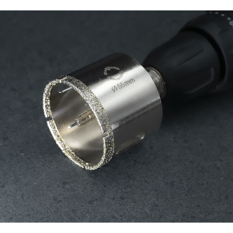 Алмазная коронка Diamond Industrial 55 мм (Керамогранит, плитка, кафель) - изображение 3
