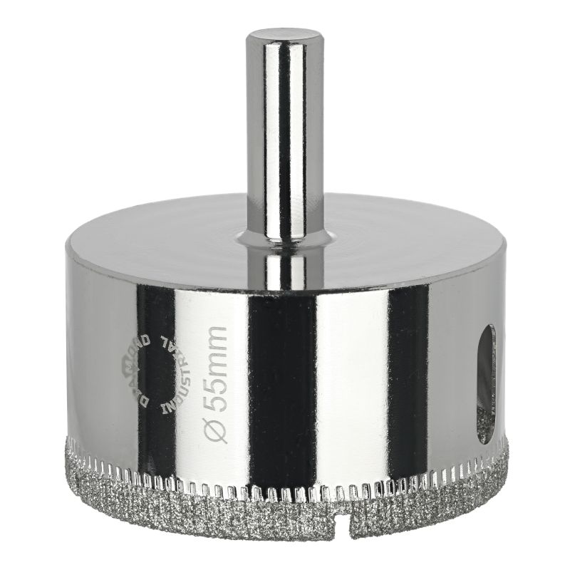 Алмазная коронка Diamond Industrial 55 мм по керамике, плитке и стеклу - изображение 2