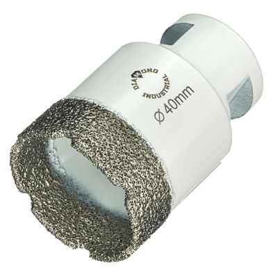 Алмазная коронка Diamond Industrial 6 мм Universal по керамограниту, керамике и камню, вакуумная пайка, 1/4 HEX - изображение 11