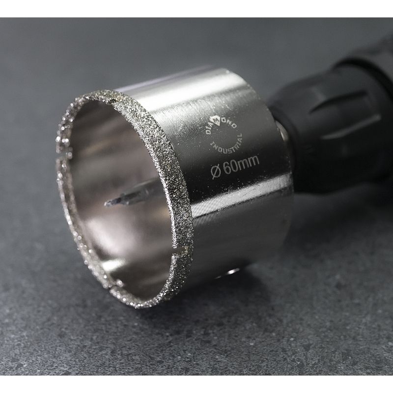 Алмазная коронка Diamond Industrial 60 мм (Керамогранит, плитка, кафель) - изображение 3