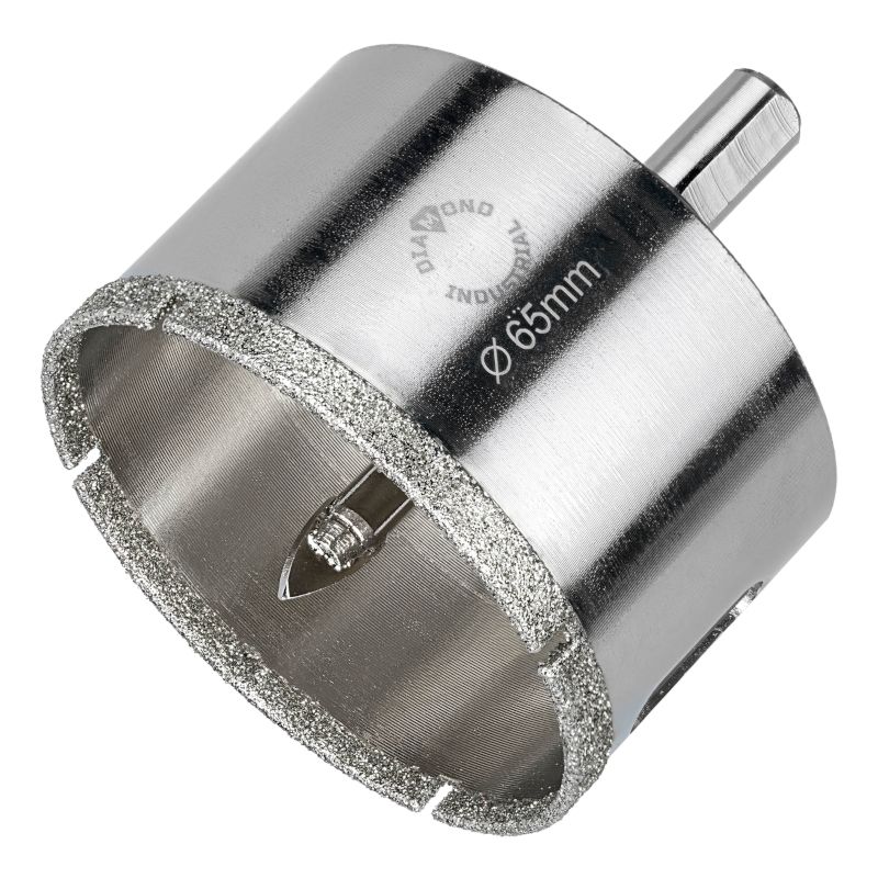 Алмазная коронка Diamond Industrial 65 мм (Керамогранит, плитка, кафель)