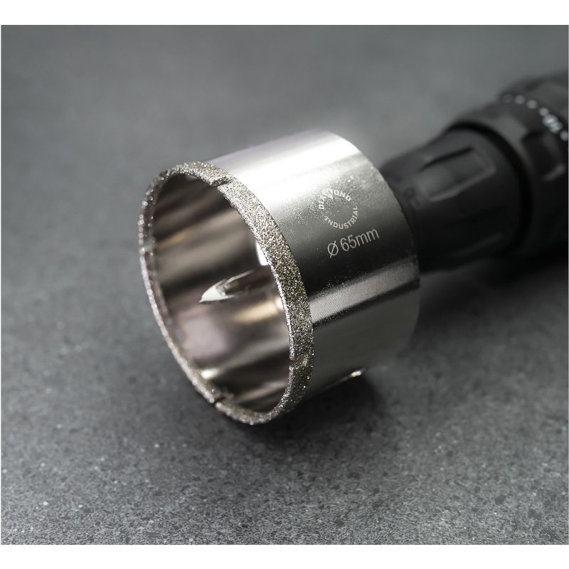 Алмазная коронка Diamond Industrial 65 мм (Керамогранит, плитка, кафель) - изображение 3