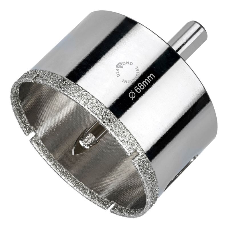 Алмазная коронка Diamond Industrial 68 мм (Керамогранит, плитка, кафель)