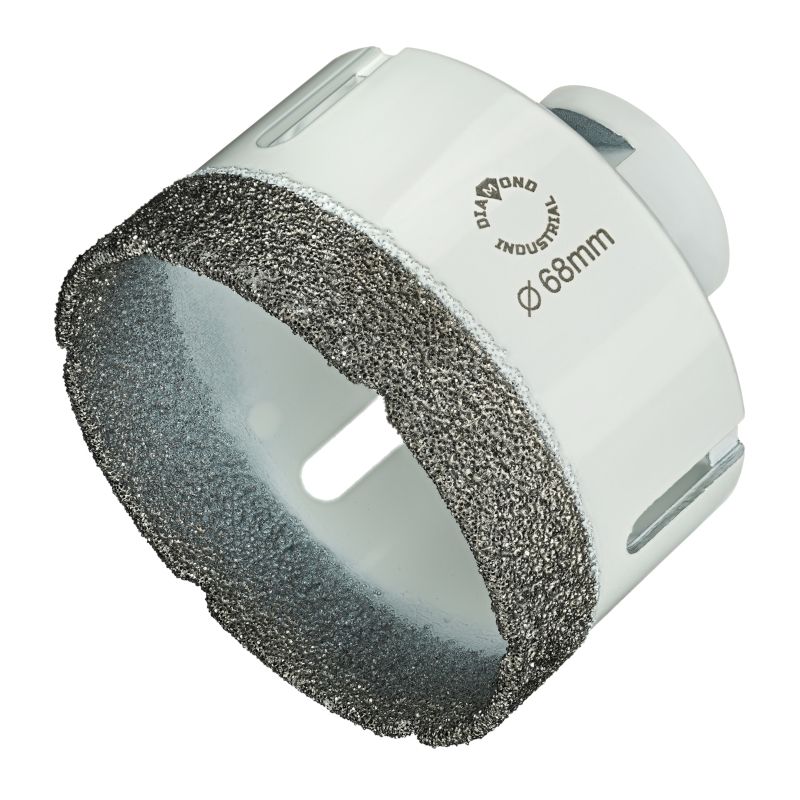 Алмазная коронка Diamond Industrial 68 мм Universal по керамограниту, керамике и камню, вакуумная пайка, M14