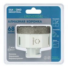 Алмазная коронка Diamond Industrial 68 мм Universal по керамограниту, керамике и камню, вакуумная пайка, M14 - изображение 7