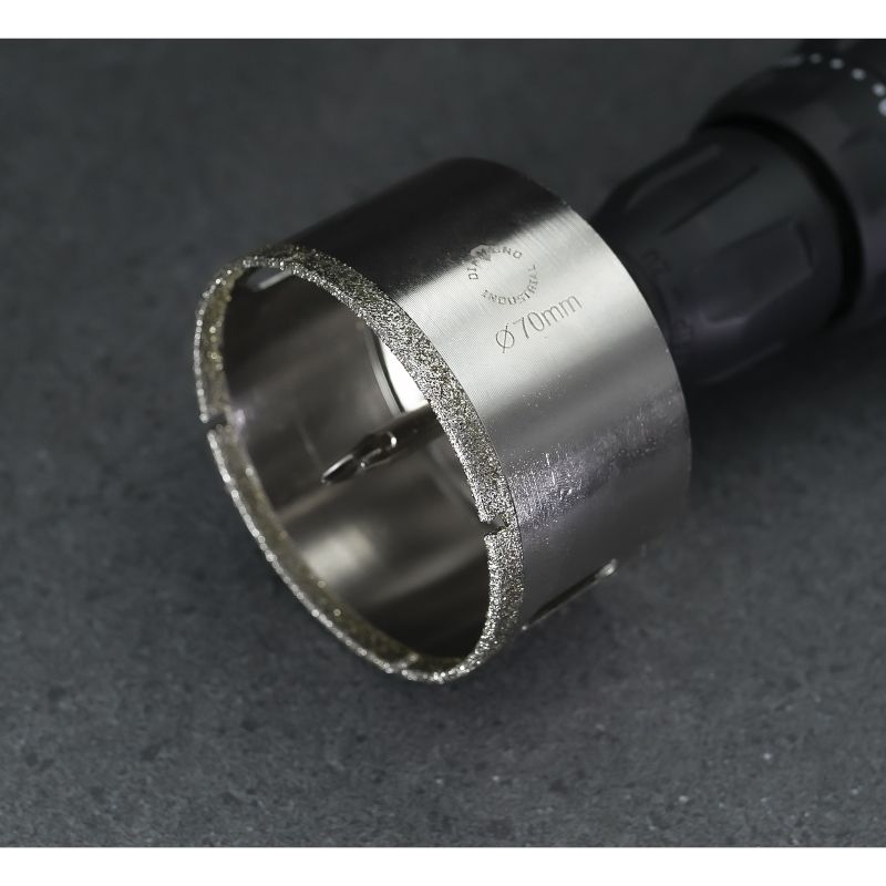 Алмазная коронка Diamond Industrial 70 мм (Керамогранит, плитка, кафель) - изображение 3
