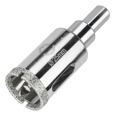 Алмазная коронка Diamond Industrial 70 мм Universal по керамограниту, керамике и камню, вакуумная пайка, M14 - изображение 11