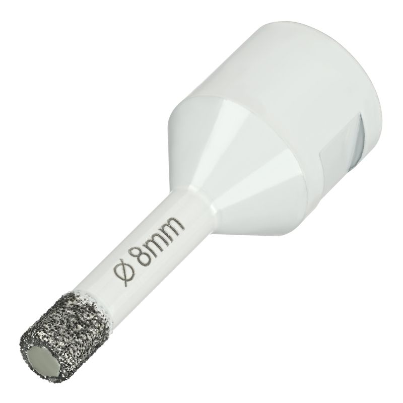 Алмазная коронка Diamond Industrial 8 мм Universal по керамограниту, керамике и камню, вакуумная пайка, M14