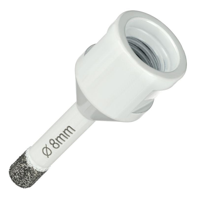 Алмазная коронка Diamond Industrial 8 мм Universal по керамограниту, керамике и камню, вакуумная пайка, M14 - изображение 2