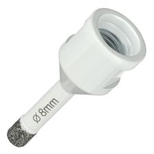 Алмазная коронка Diamond Industrial 8 мм Universal по керамограниту, керамике и камню, вакуумная пайка, M14 - изображение 6