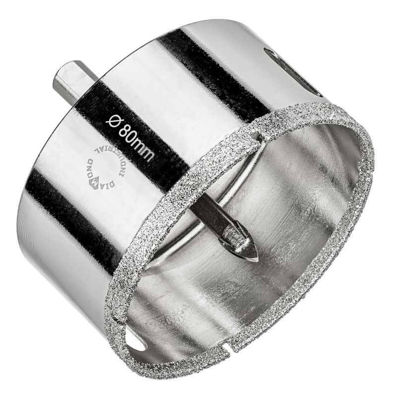 Алмазная коронка Diamond Industrial 80 мм (Керамогранит, плитка, кафель) - изображение 2