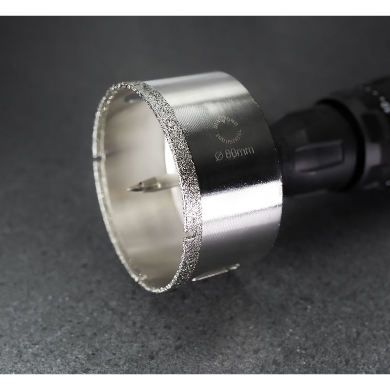 Алмазная коронка Diamond Industrial 80 мм (Керамогранит, плитка, кафель) - изображение 3