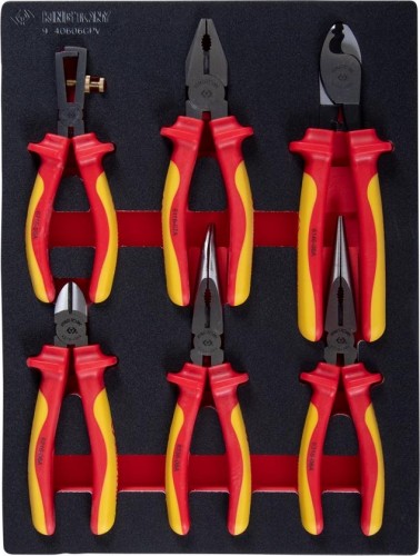 Диэлектрический набор инструмента KING TONY 9-40606GPV ложемент, 6 предметов