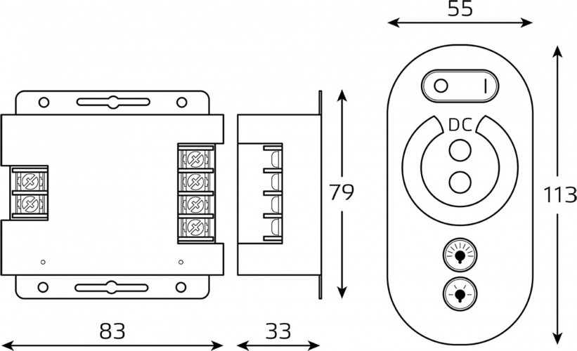 Диммер GAUSS BT601 basic для ленты led 12v 216w - изображение 5