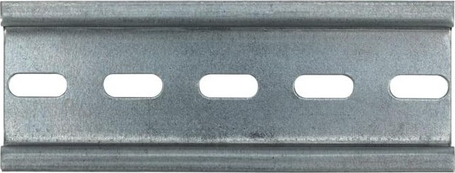 DIN-рейка REXANT 11см перфорированная оцинкованная 12-8011