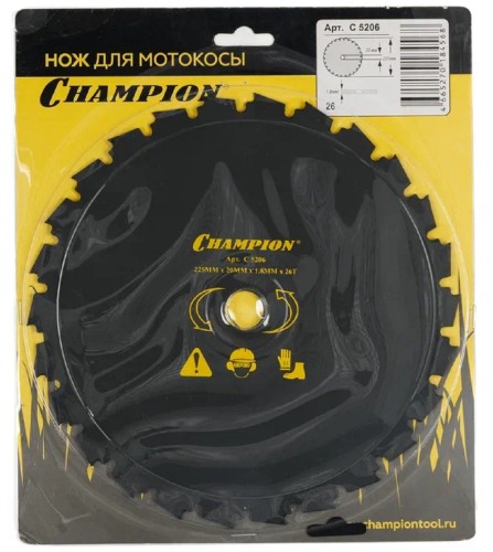 Диск  кустореза CHAMPION 26/225/20 (CLS-5800) (С5206) C5206 - изображение 4