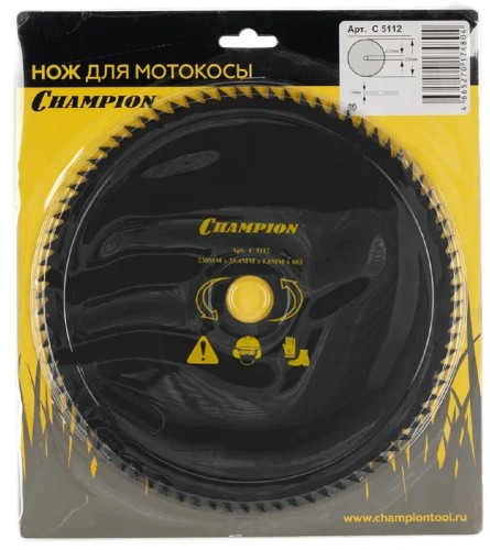 Диск  кустореза CHAMPION 80/230/25,4 (SRM-2305SI,SRM-2655SI) (C5112) C5112 - изображение 4