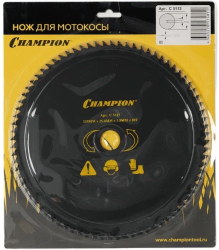 Диск  кустореза CHAMPION 80/255/25,4 (SRM-330ES/SRM-350ES,4605) (C5113) C5113 - изображение 4
