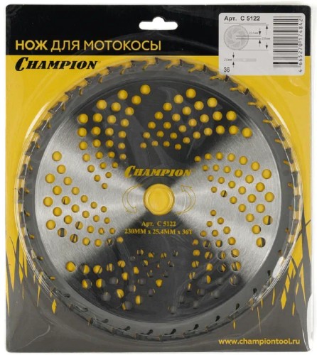 Диск  кустореза CHAMPION Anti-kick 36/230/25.4 (C5122) C5122 - изображение 4
