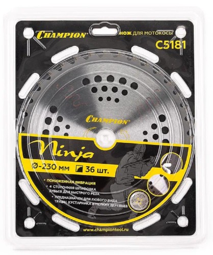 Диск  кустореза CHAMPION Ninja 36/230/25,4 (SRM-2305SI,SRM-2655SI) (C5181) C5181 - изображение 3