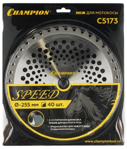 Диск  кустореза CHAMPION Speed 40/255/25,4 (SRM-330ES/SRM-350ES,4605) (C5173) C5173 - изображение 4