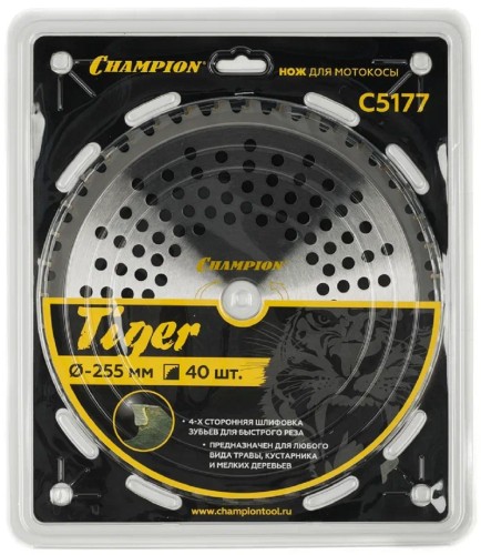 Диск  кустореза CHAMPION Tiger 40/255/25,4 (SRM-330ES/SRM-350ES,4605) (C5177) C5177 - изображение 4