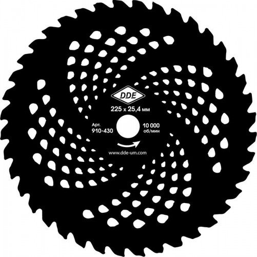 Диск кустореза DDE WOOD CUT твердосплавный (225х25,4/20 мм; 40 зубьев) 910-430 - изображение 2