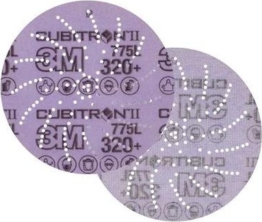 Диск на сетчатой основе 3M Cubitron II Hookit 775L 320+, 150 мм, КлинСэндинг, № 47 (уп.5шт) 7100141692