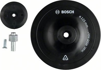Диск опорный  BOSCH 125 мм 8 мм шпиндель PRO 1609200240