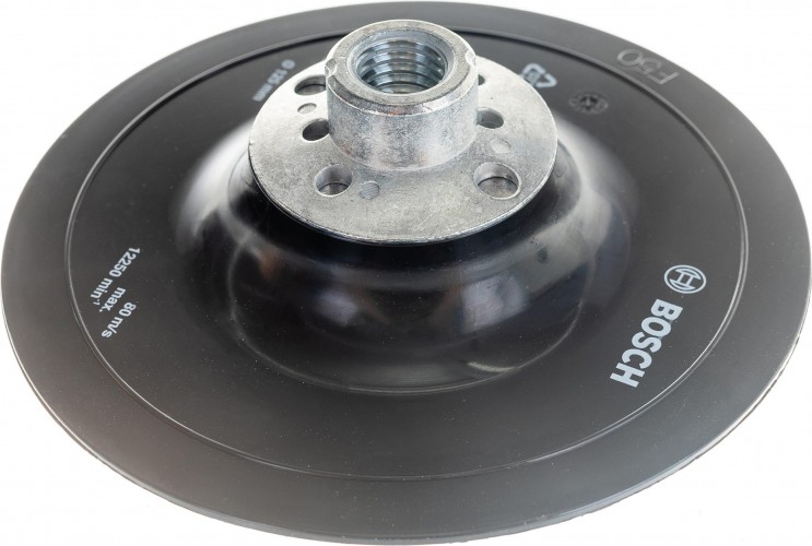 Диск опорный для УШМ  BOSCH 125 мм с гайкой PRO 1608601033 - изображение 3