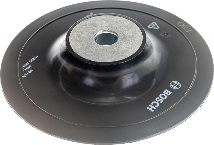 Диск опорный для УШМ  BOSCH 125 мм с гайкой PRO 1608601033 - изображение 4