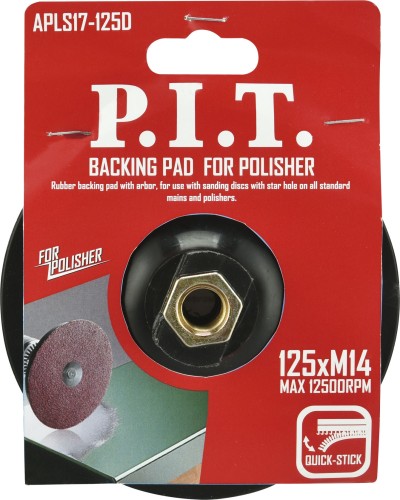 Диск опорный P.I.T. APLS17-125D для полировальной машины 125 мм М14х2,0 мм - изображение 2