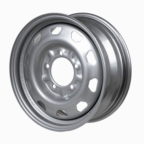 Диск штампованный GANZ R16 6.5J 5x139.7/108.6 ET40 Silver газ, уаз GRN16090