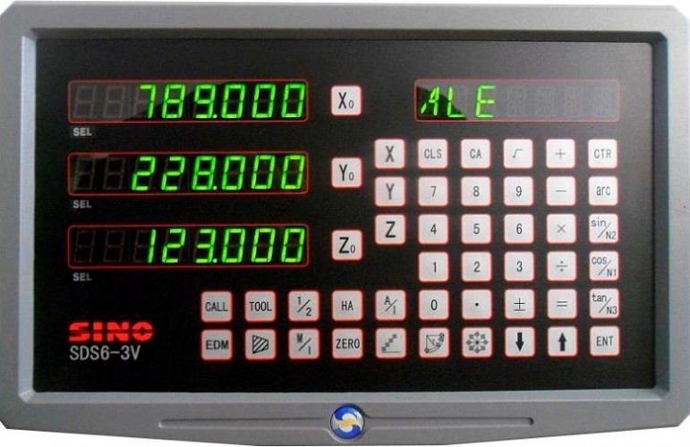 Дисплей цифровой индикации PROMA SINO SDS6-3V 3 оси, разъем db9 45011004