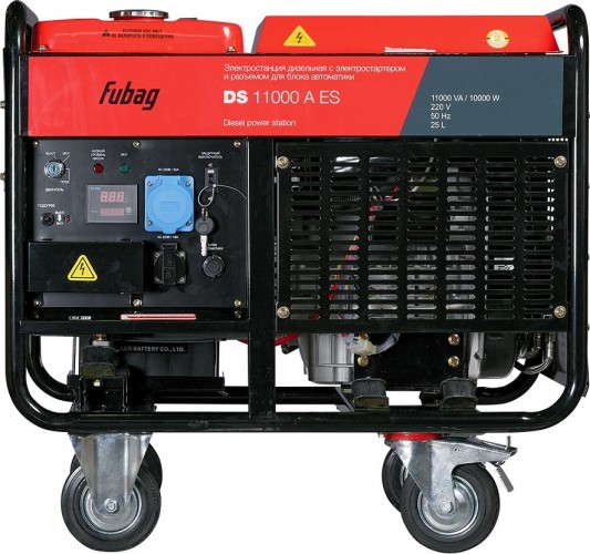 Дизельный генератор FUBAG DS 11000 A ES с возможностью авт, открытая 838213 - изображение 3